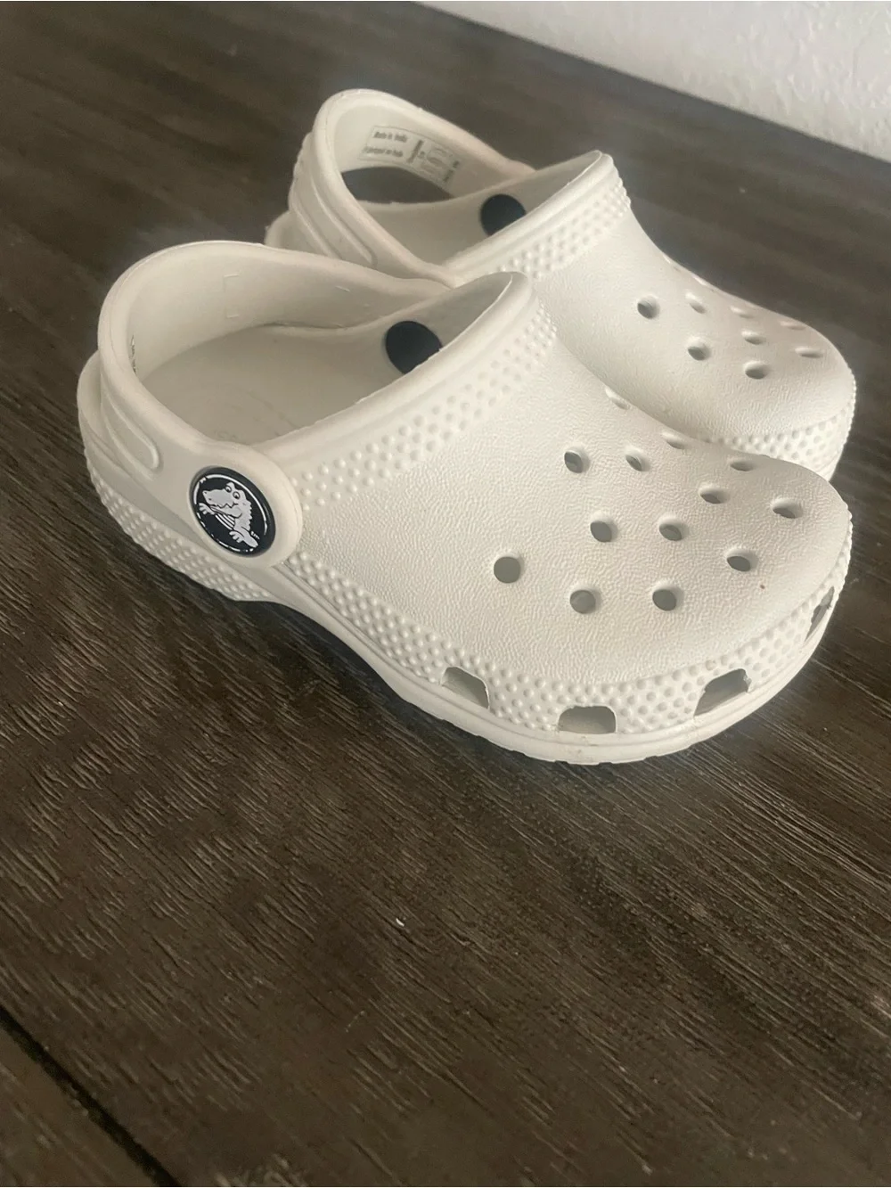 CROCS Toddler Classic Clog in White